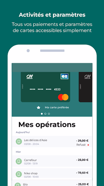 Paiement mobile CA Screenshot 2 - AppWisp.com Paiement mobile CA Screenshot 2 - AppWisp.com