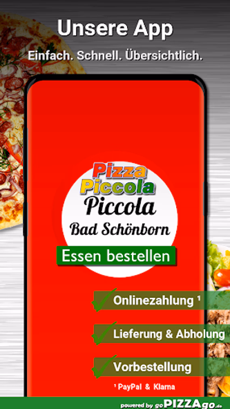 Pizza Piccola Bad Schönborn Screenshot 1 - AppWisp.com Pizza Piccola Bad Schönborn Screenshot 1 - AppWisp.com