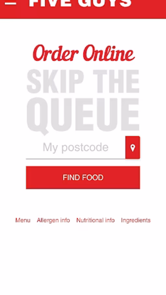 Five Guys Screenshot 2 - AppWisp.com Five Guys Screenshot 2 - AppWisp.com