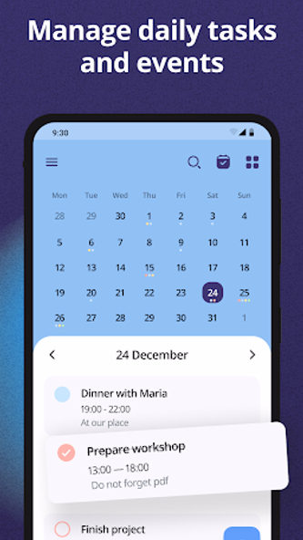 Calendar: Daily Agenda Planner Screenshot 1 - AppWisp.com Calendar: Daily Agenda Planner Screenshot 1 - AppWisp.com