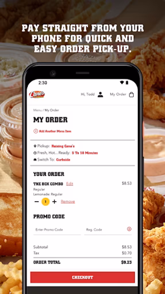 Raising Cane's Chicken Fingers Screenshot 3 - AppWisp.com Raising Cane's Chicken Fingers Screenshot 3 - AppWisp.com