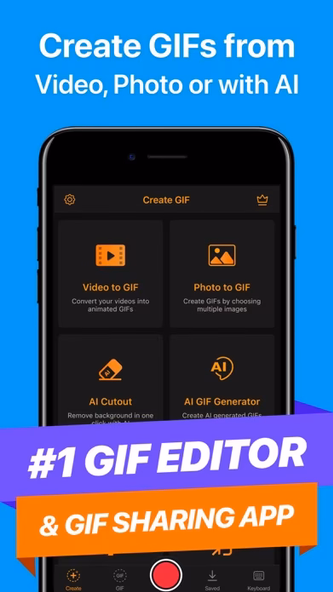 GIF Maker - Make Video to GIFs Screenshot 1 - AppWisp.com GIF Maker - Make Video to GIFs Screenshot 1 - AppWisp.com
