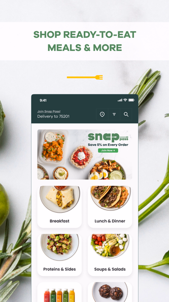 Snap Kitchen: Meal Delivery Screenshot 3 - AppWisp.com Snap Kitchen: Meal Delivery Screenshot 3 - AppWisp.com