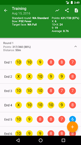MyTargets Archery Screenshot 4 - AppWisp.com MyTargets Archery Screenshot 4 - AppWisp.com