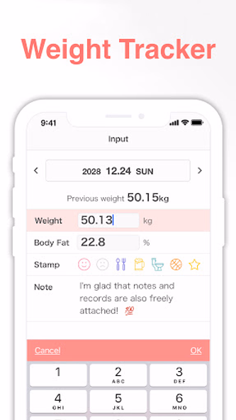 SmartDiet Daily Weight Tracker Screenshot 1 - AppWisp.com SmartDiet Daily Weight Tracker Screenshot 1 - AppWisp.com