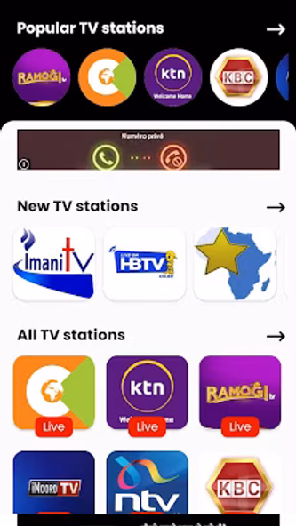Kenya Live TV : Kenya Radios Screenshot 4 - AppWisp.com