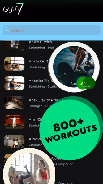Gym7 Workout Planner (Ad-Free) Screenshot 3 - AppWisp.com Gym7 Workout Planner (Ad-Free) Screenshot 3 - AppWisp.com