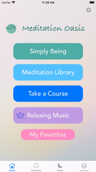 Meditation Oasis: Simply Being Screenshot 1 - AppWisp.com Meditation Oasis: Simply Being Screenshot 1 - AppWisp.com