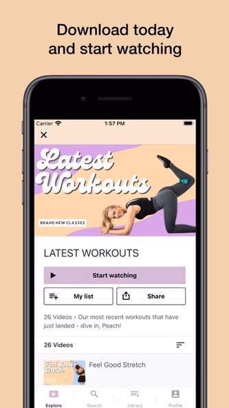 Peaches Pilates Online Screenshot 4 - AppWisp.com Peaches Pilates Online Screenshot 4 - AppWisp.com