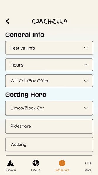 Coachella Official Screenshot 3 - AppWisp.com Coachella Official Screenshot 3 - AppWisp.com