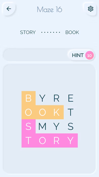 Word Maze Puzzle Screenshot 1 - AppWisp.com Word Maze Puzzle Screenshot 1 - AppWisp.com