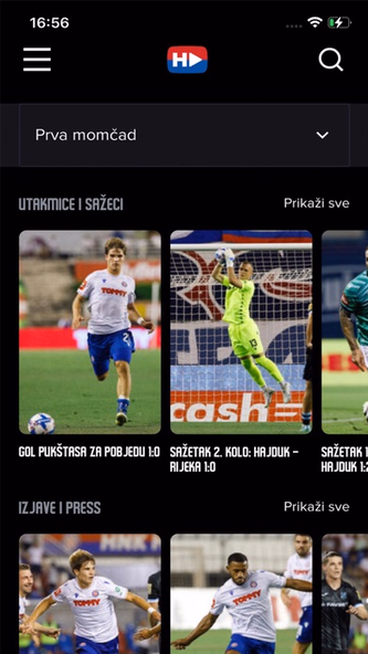Hajduk Digital TV Screenshot 2 - AppWisp.com Hajduk Digital TV Screenshot 2 - AppWisp.com