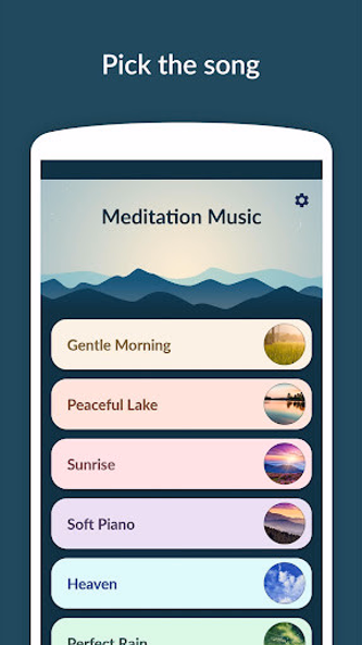 Meditation Music - Relax, Yoga Screenshot 1 - AppWisp.com Meditation Music - Relax, Yoga Screenshot 1 - AppWisp.com