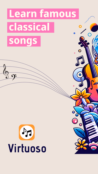 Virtuoso: Classical Music Quiz Screenshot 1 - AppWisp.com Virtuoso: Classical Music Quiz Screenshot 1 - AppWisp.com