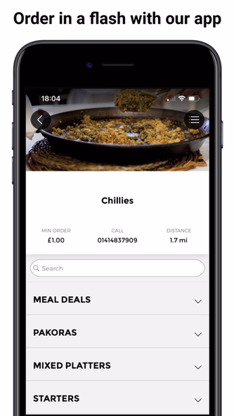 Chillies, Renfrew Screenshot 1 - AppWisp.com Chillies, Renfrew Screenshot 1 - AppWisp.com