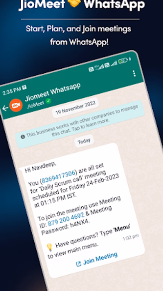 JioMeet Screenshot 2 - AppWisp.com JioMeet Screenshot 2 - AppWisp.com