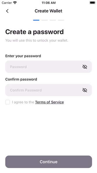 Sender: Blockchain Wallet Screenshot 2 - AppWisp.com