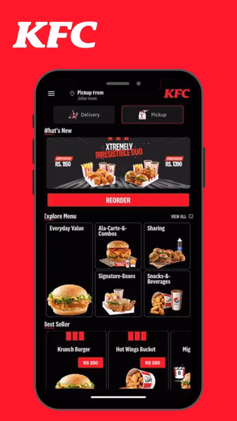 KFC Pakistan Screenshot 1 - AppWisp.com KFC Pakistan Screenshot 1 - AppWisp.com
