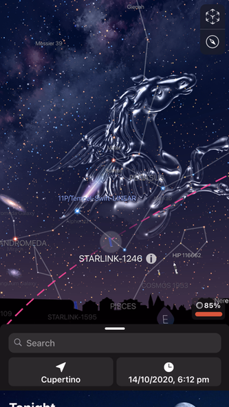 Night Sky Screenshot 2 - AppWisp.com Night Sky Screenshot 2 - AppWisp.com