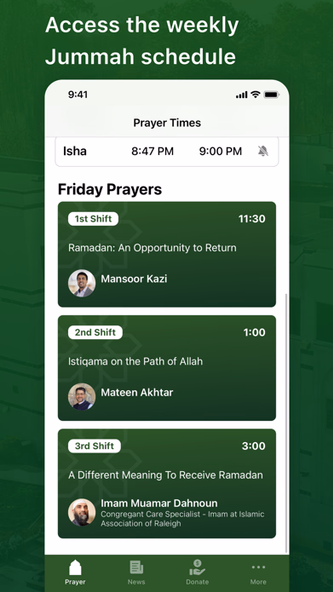 Islamic Association Of Raleigh Screenshot 2 - AppWisp.com Islamic Association Of Raleigh Screenshot 2 - AppWisp.com
