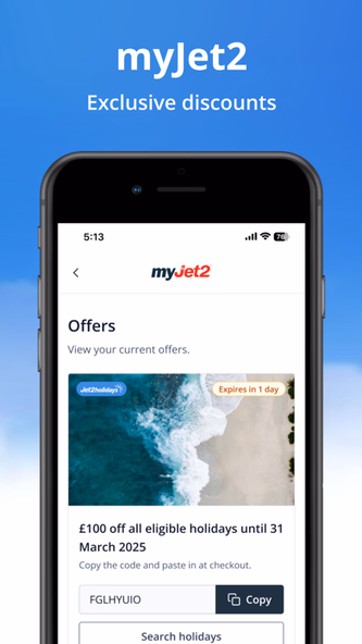 Jet2 - Holidays and Flights Screenshot 4 - AppWisp.com Jet2 - Holidays and Flights Screenshot 4 - AppWisp.com