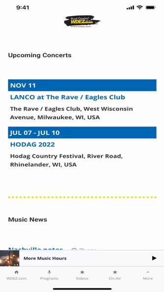 101.9 WDEZ Screenshot 2 - AppWisp.com 101.9 WDEZ Screenshot 2 - AppWisp.com