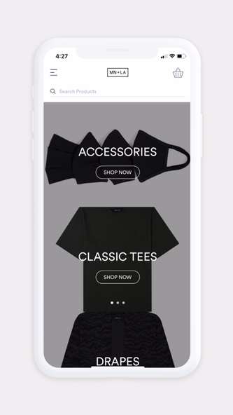 MN+LA OFFICIAL STORE Screenshot 1 - AppWisp.com MN+LA OFFICIAL STORE Screenshot 1 - AppWisp.com