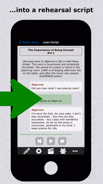 Script Rehearser Screenshot 4 - AppWisp.com Script Rehearser Screenshot 4 - AppWisp.com
