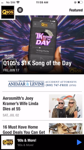 Q105 Screenshot 2 - AppWisp.com Q105 Screenshot 2 - AppWisp.com