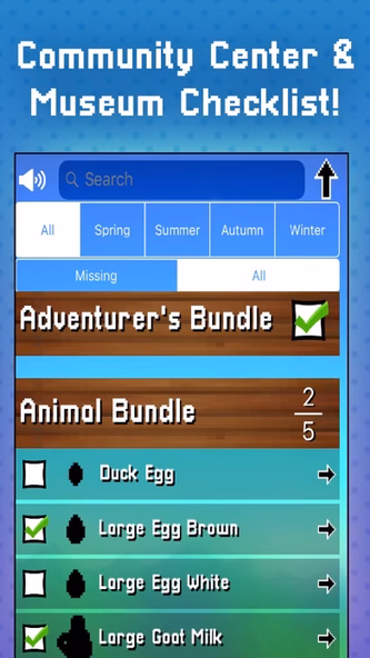 Companion To Stardew Valley Screenshot 1 - AppWisp.com Companion To Stardew Valley Screenshot 1 - AppWisp.com