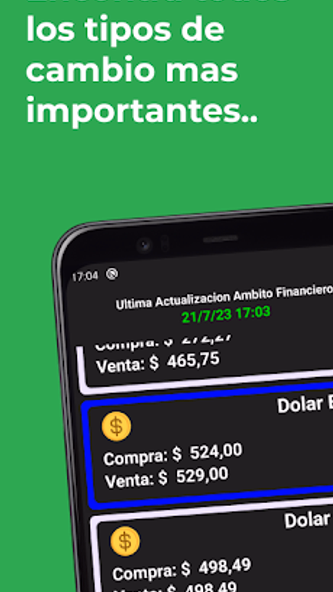 Dolar Blue Hoy - Argentina Screenshot 4 - AppWisp.com Dolar Blue Hoy - Argentina Screenshot 4 - AppWisp.com