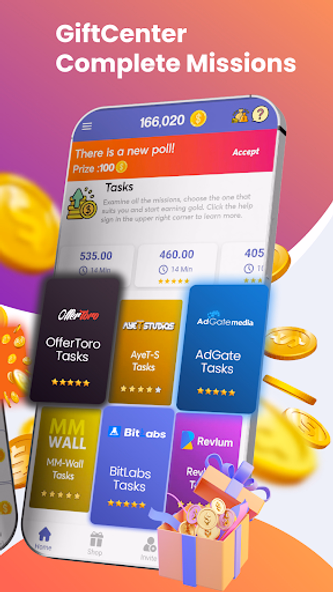 Gift Center - Earn Money &Gift Screenshot 2 - AppWisp.com Gift Center - Earn Money &Gift Screenshot 2 - AppWisp.com