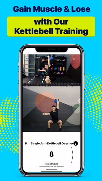 Kettle-Bell Workout Planner Screenshot 2 - AppWisp.com Kettle-Bell Workout Planner Screenshot 2 - AppWisp.com