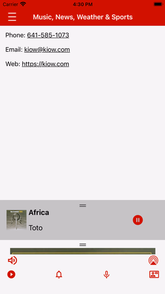 Mix 107.3 KIOW Screenshot 3 - AppWisp.com