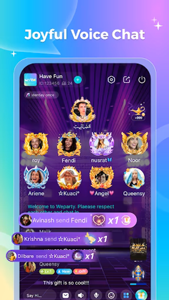 Wyak-Voice Chat&Meet Friends Screenshot 1 - AppWisp.com Wyak-Voice Chat&Meet Friends Screenshot 1 - AppWisp.com