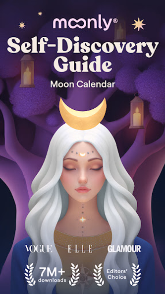 Moonly: Moon Phases & Calendar Screenshot 1 - AppWisp.com Moonly: Moon Phases & Calendar Screenshot 1 - AppWisp.com