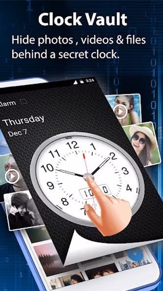 Clock Vault-Hide Photos,Videos Screenshot 1 - AppWisp.com Clock Vault-Hide Photos,Videos Screenshot 1 - AppWisp.com