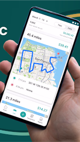 Mileage Tracker by Everlance Screenshot 1 - AppWisp.com Mileage Tracker by Everlance Screenshot 1 - AppWisp.com