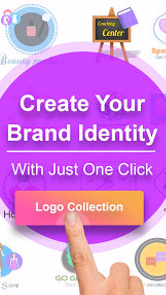 Logo Maker : Design Logo Screenshot 1 - AppWisp.com Logo Maker : Design Logo Screenshot 1 - AppWisp.com