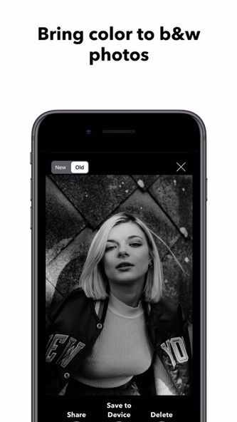 Modernize - Color B&W Photos Screenshot 1 - AppWisp.com Modernize - Color B&W Photos Screenshot 1 - AppWisp.com