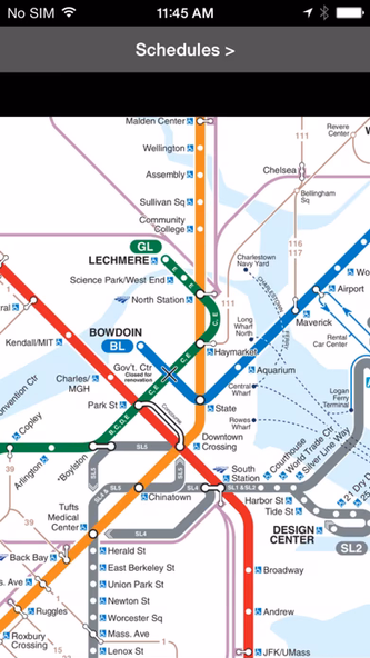MBTA Boston T Transit Map Screenshot 1 - AppWisp.com MBTA Boston T Transit Map Screenshot 1 - AppWisp.com