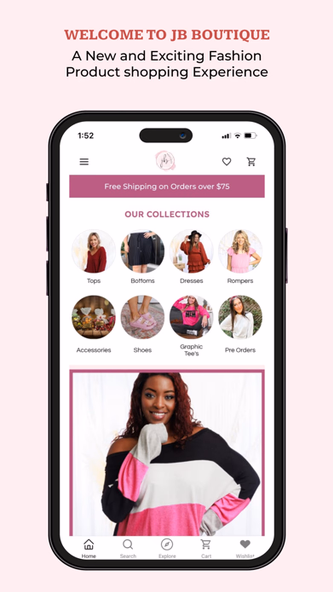 JB Boutique Screenshot 1 - AppWisp.com JB Boutique Screenshot 1 - AppWisp.com