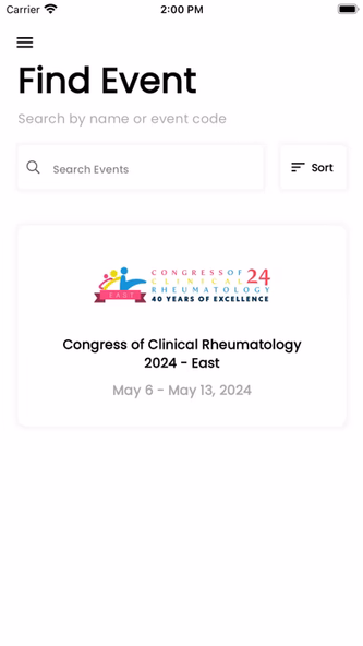 Congress of Clinical Rheum Screenshot 2 - AppWisp.com Congress of Clinical Rheum Screenshot 2 - AppWisp.com