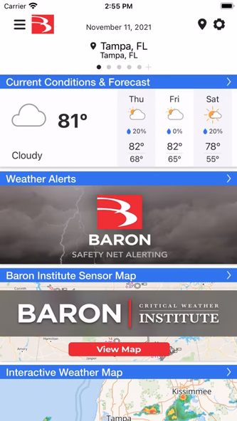 Baron Critical Weather Screenshot 2 - AppWisp.com Baron Critical Weather Screenshot 2 - AppWisp.com