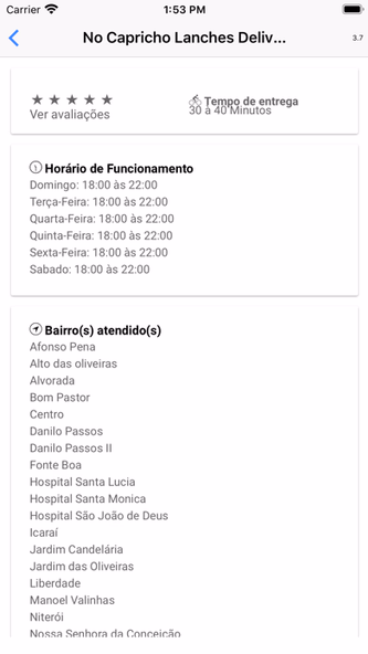 No Capricho Lanches Delivery Screenshot 2 - AppWisp.com No Capricho Lanches Delivery Screenshot 2 - AppWisp.com
