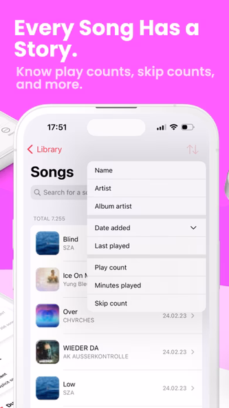 Song Infos - your music stats Screenshot 4 - AppWisp.com Song Infos - your music stats Screenshot 4 - AppWisp.com