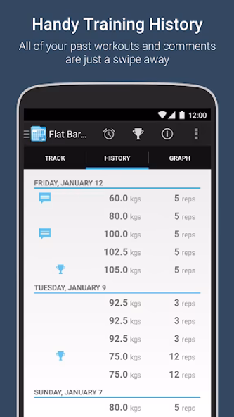FitNotes - Gym Workout Log Screenshot 3 - AppWisp.com FitNotes - Gym Workout Log Screenshot 3 - AppWisp.com