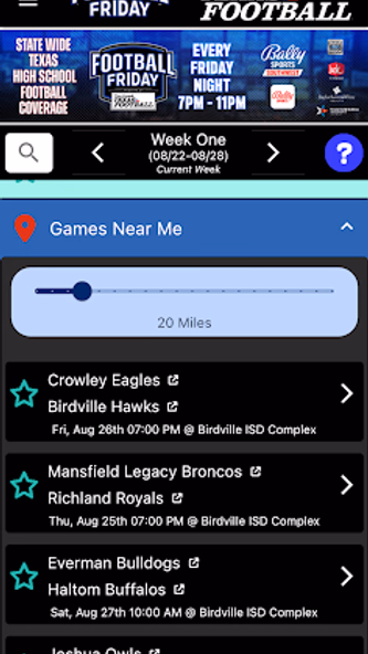 Texas Football Friday Screenshot 3 - AppWisp.com