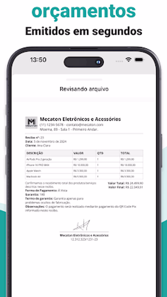 Recibo de Pagamento PDF Screenshot 1 - AppWisp.com Recibo de Pagamento PDF Screenshot 1 - AppWisp.com