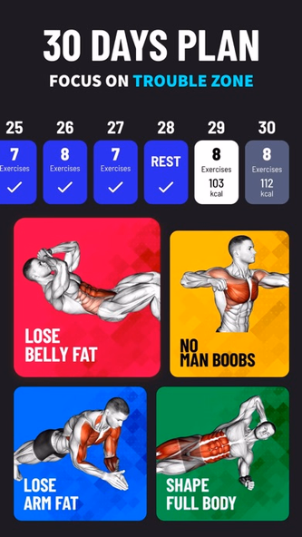Lose Weight for Men at Home Screenshot 2 - AppWisp.com Lose Weight for Men at Home Screenshot 2 - AppWisp.com